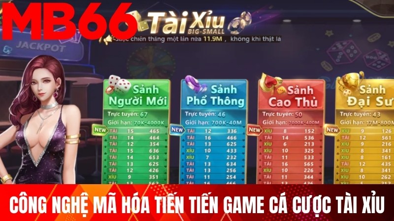 Công nghệ mã hóa tiến tiến tại game cá cược Tài xỉu