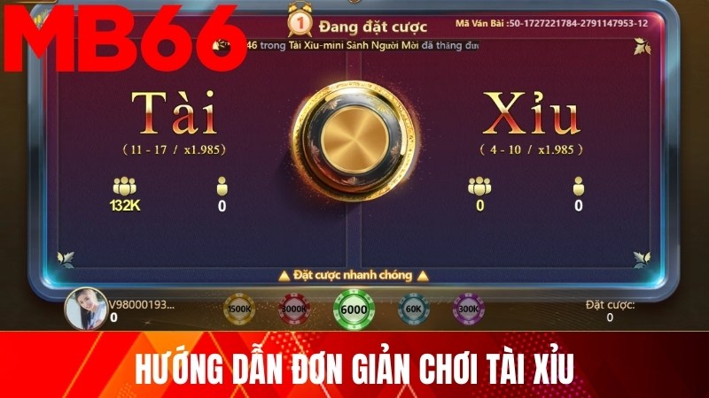 Bắt đầu chơi Tài xỉu ngay hôm nay với hướng dẫn đơn giản