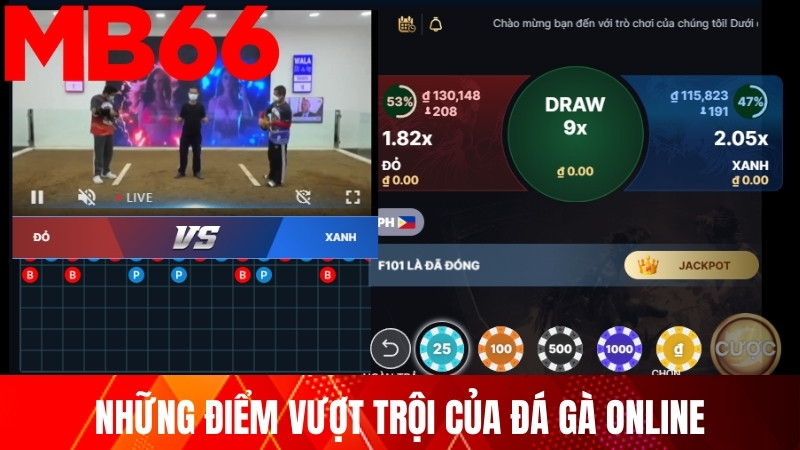 Những điểm vượt trội của đá gà online