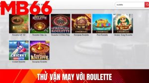 Thử Vận May Với Roulette