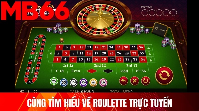 Cùng tìm hiểu về Roulette trực tuyến