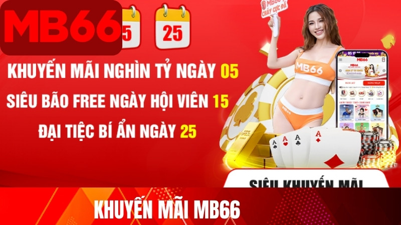 Khám phá những khuyến mãi MB66 nổi bật nhất tại nhà cái