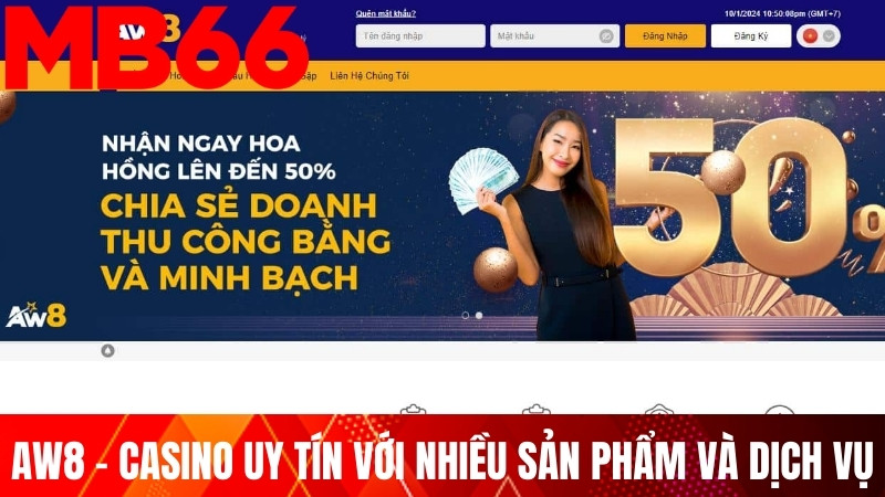 AW8 – Casino uy tín với nhiều sản phẩm và dịch vụ