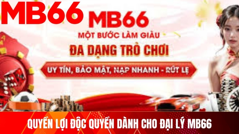 Quyền lợi độc quyền dành cho đại lý MB66